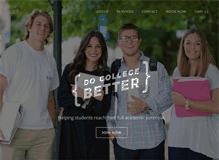 Tablet Screenshot of docollegebetter.com